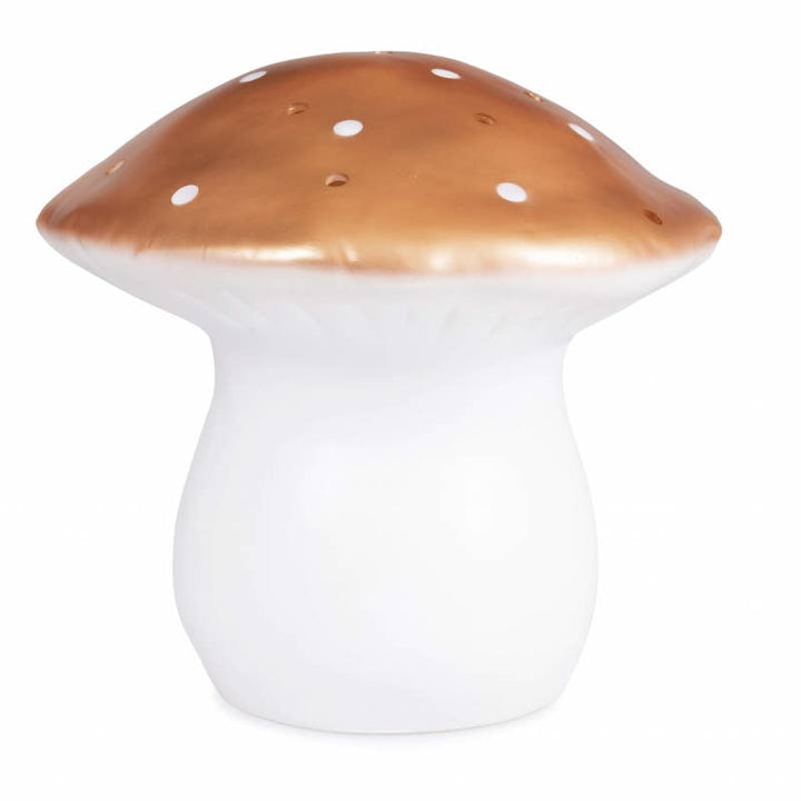 Large Mushroom Lamp w/Plug, copper