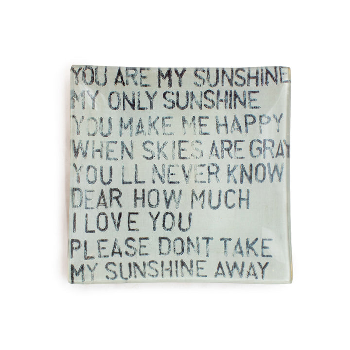 you are my sunshine plate