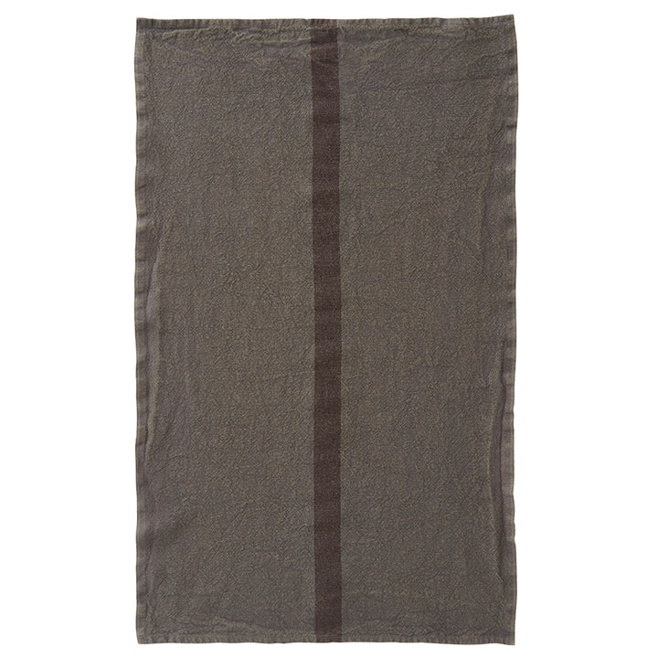 DouDou Natural Tea Towel,  striped oxide