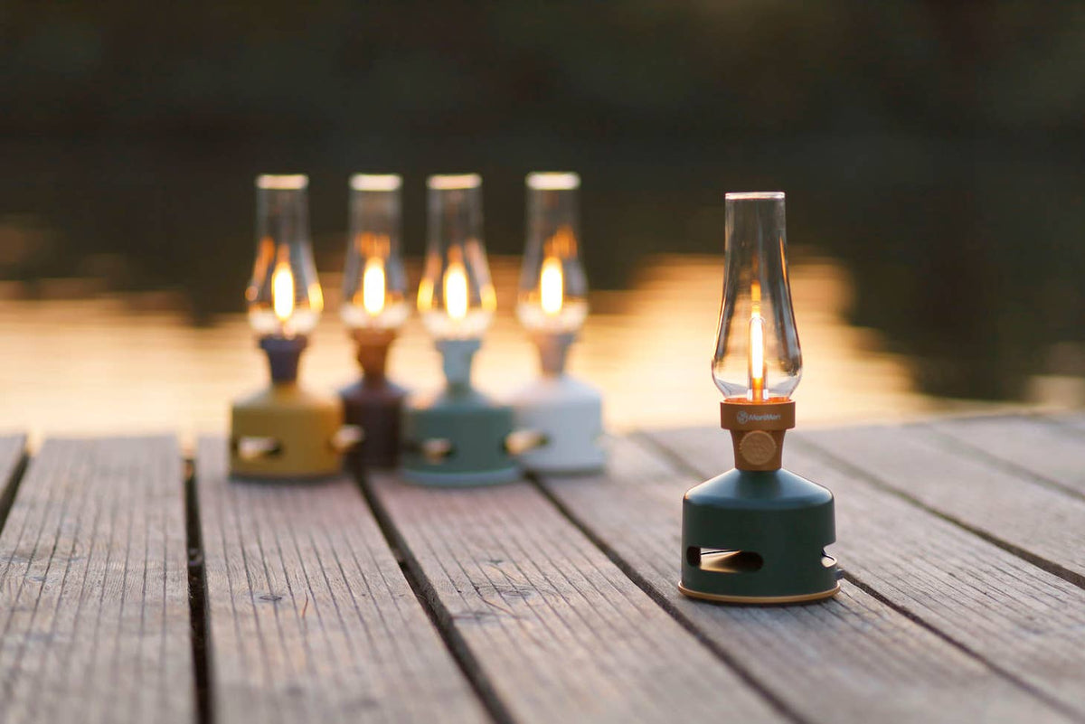 MoriMori Light&Sound Lamp | Basil-Moss – Woody's Mercantile