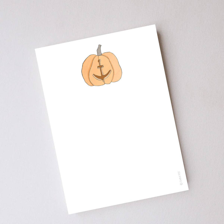 Lim. Edition Anchor Pumpkin Notepad