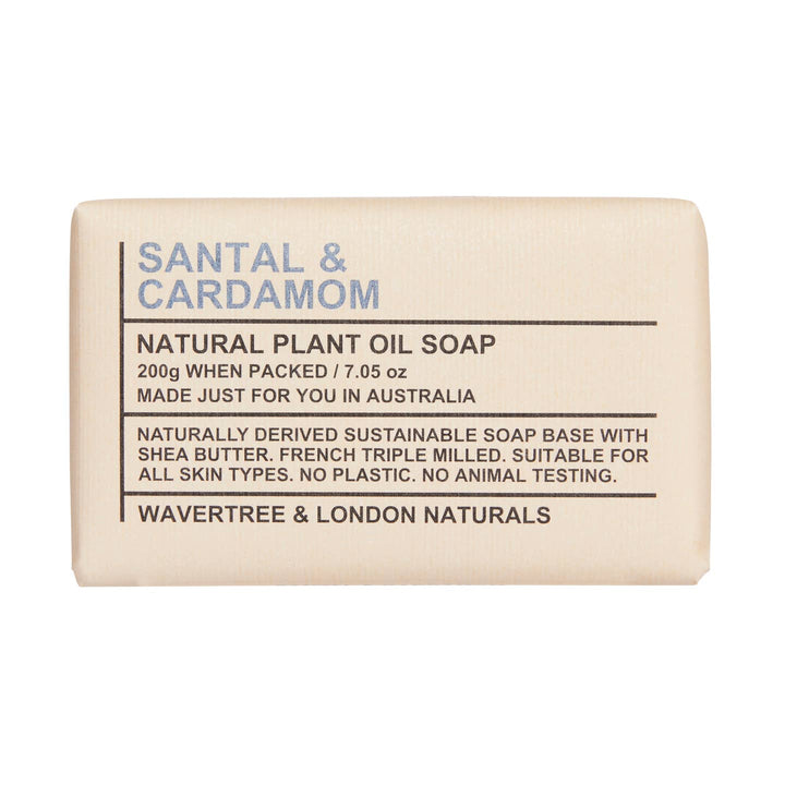 Naturals Soap Bar, Santal & Cardamom