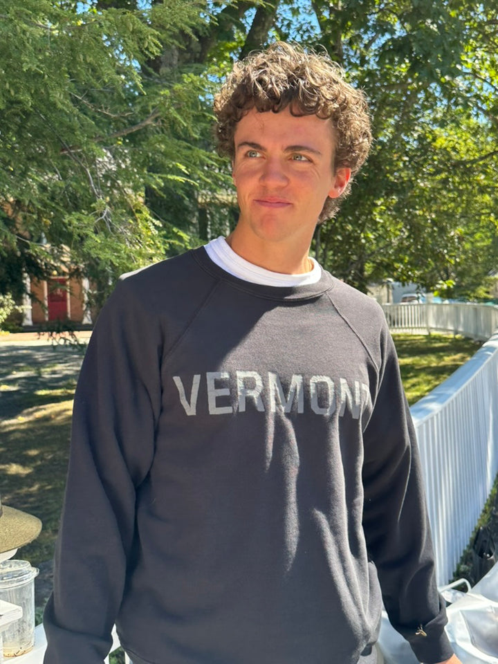 VERMONT Sweatshirt, blk on blk,