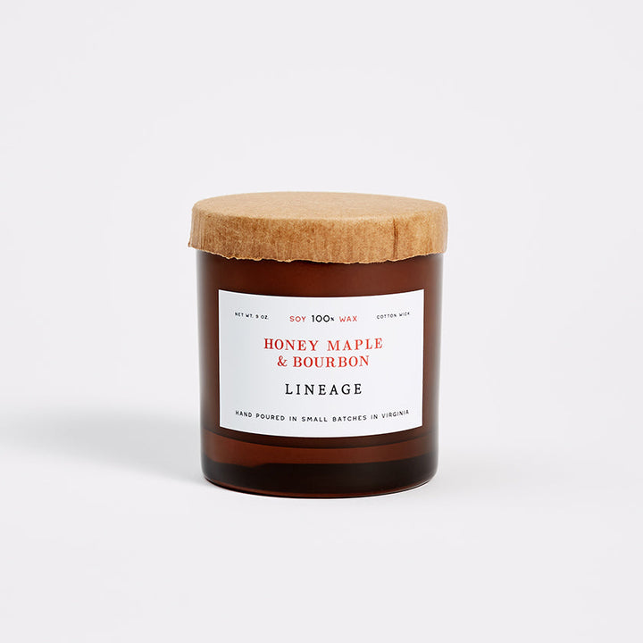 honey maple bourbon candle