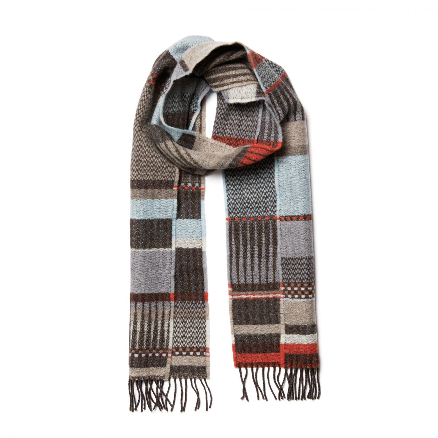 【LOCALLY】マフラー　TARTAN STOLE ADAM ET ROPE Prince of Scots Merino Lambswool Tartan Scarf (Antique Buchanan)