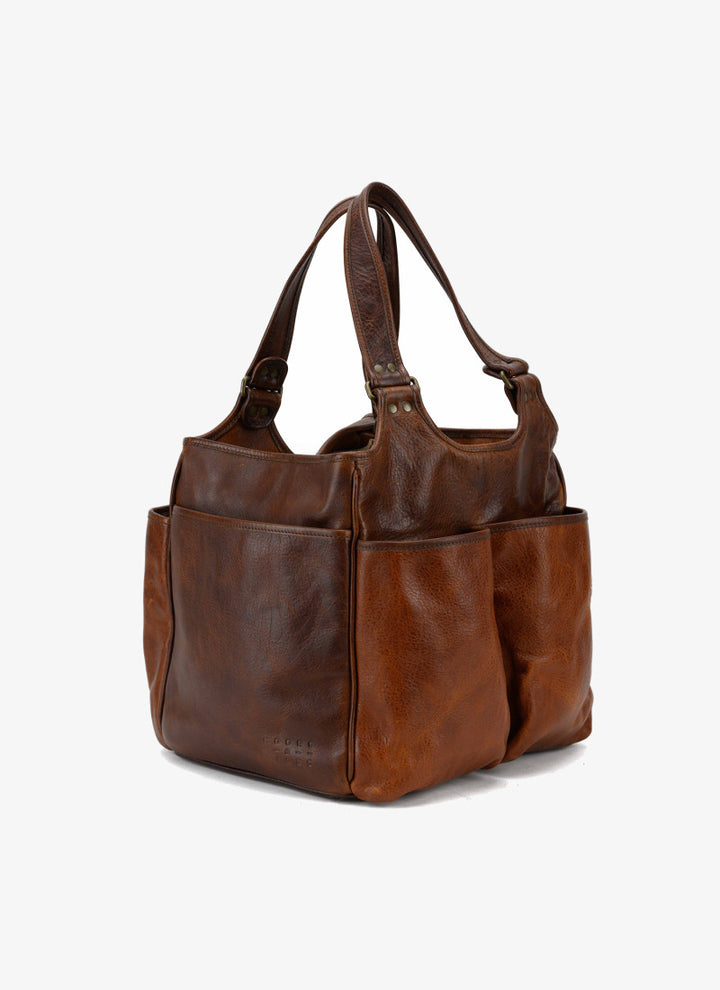 Belle Picnic Tote, titan milled honey
