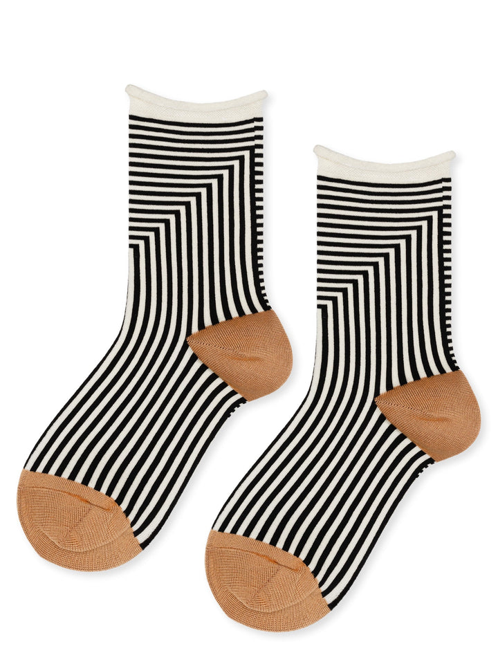 Corbusier Crew Sock, black