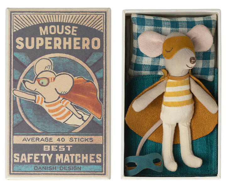 Super Hero Mouse, little brother in matchbox