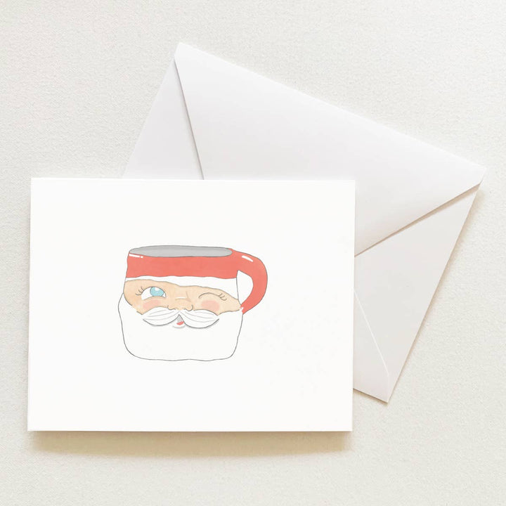 Santa Mug Boxed Note Cards