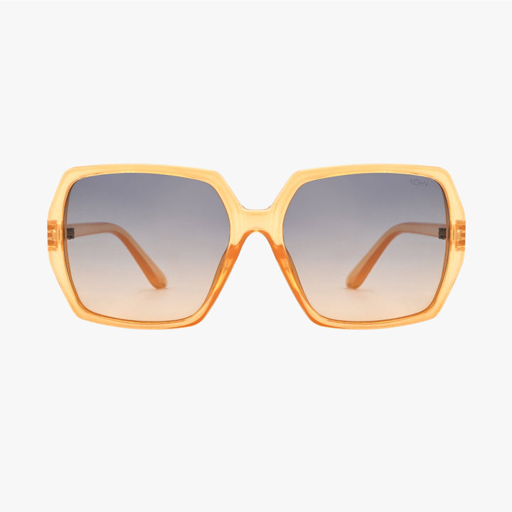 TIDE HONEY Polarized Square Designer Fashion Sunglasses