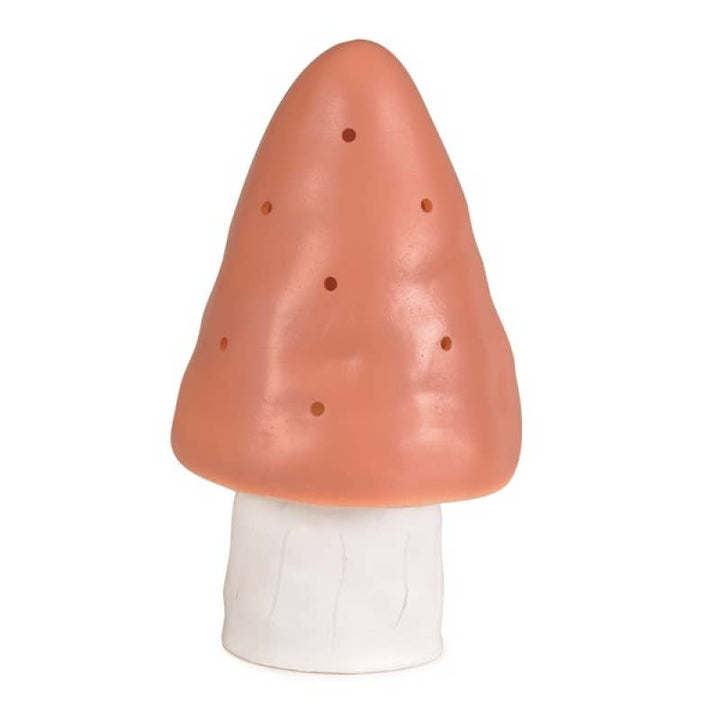 Small Mushroom Lamp w/Plug, terra