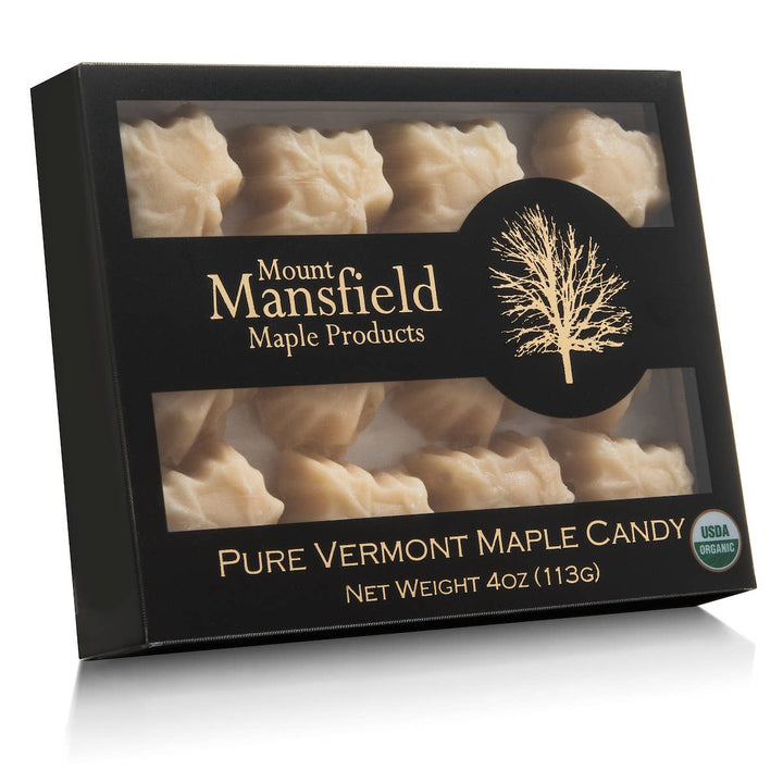 Quarter Pound Box - Organic Pure Vermont Maple Sugar Candy