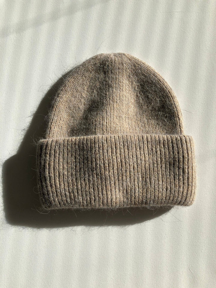キャップ KILLIMAN [1st Reorder] Sparkling Angora Beanie (4 Colors) Cappuccino Ribbed Angora Beanie – Melina's Bowtique LLC