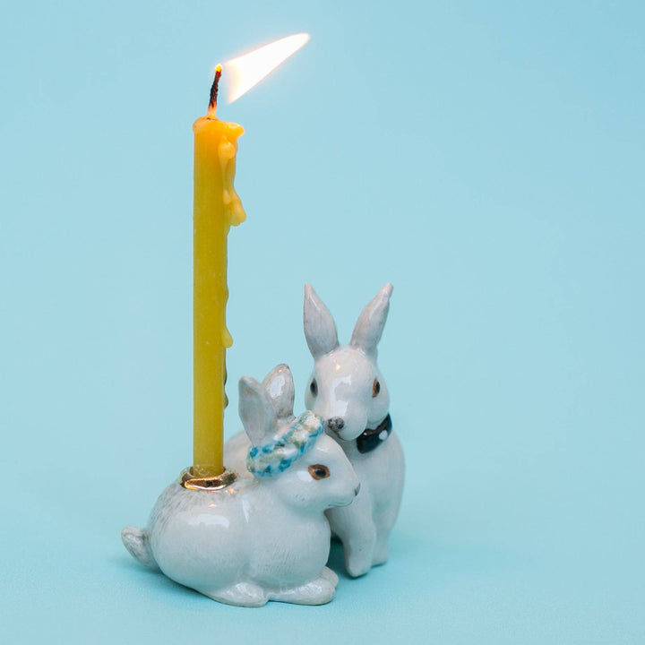 Love Bunnies Wedding Cake Topper
