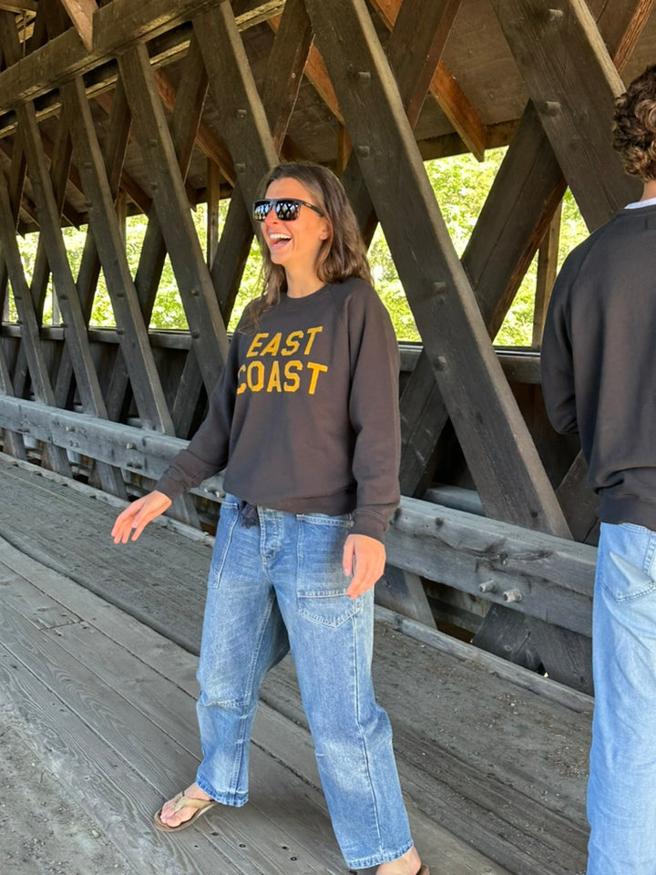 East Coast, sweatshirt, vintage black, m
