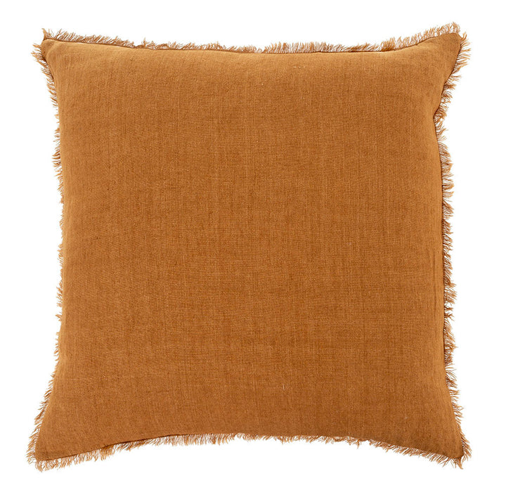 Lina Linen Pillow, Anise, 24x24