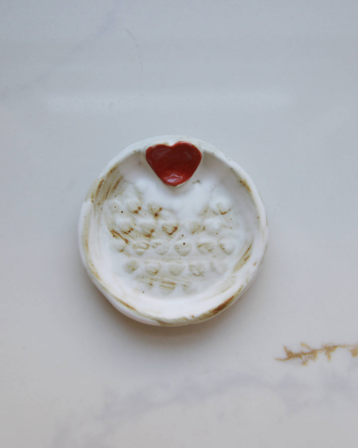 heart trinket dish