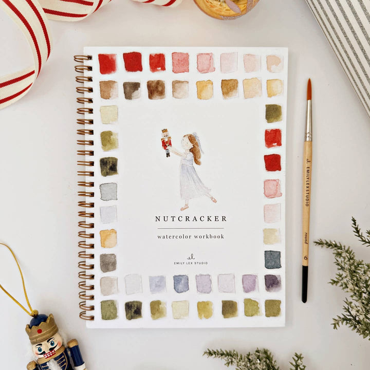 nutcracker watercolor workbook