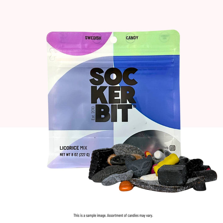 Licorice Mix Swedish Candy Bag