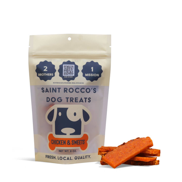 Chicken and Sweet Potato Dog Treats 8oz.