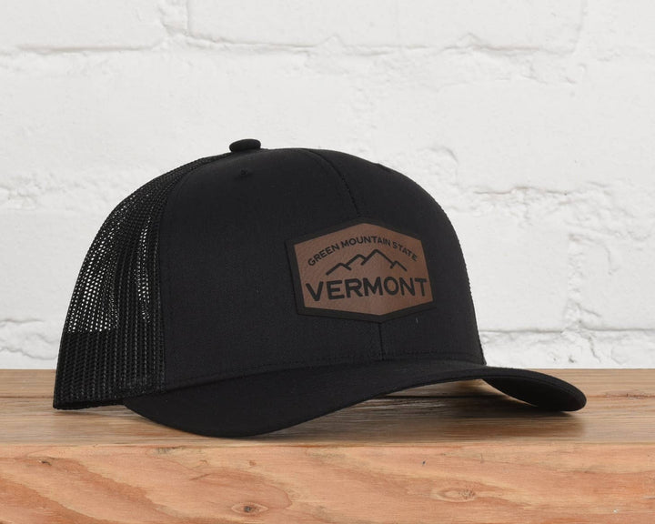 Vermont Mansfield Snapback, black