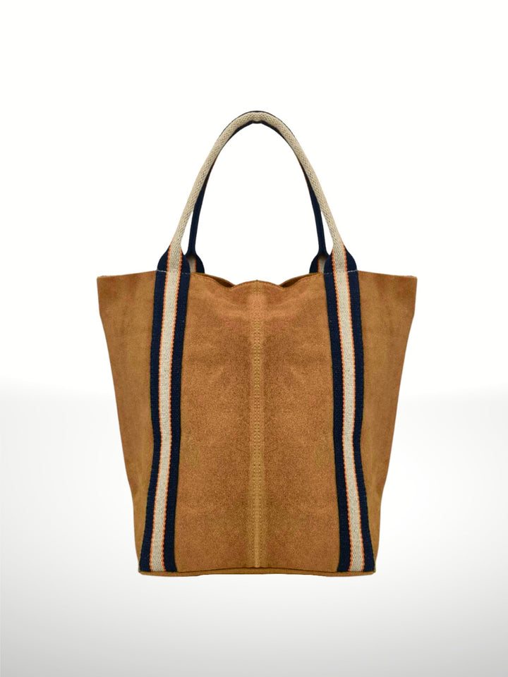 Melody Suede leather bag in color Leather, made in italy