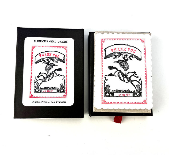 Austin Press, Circus Girl Thank You, boxed set