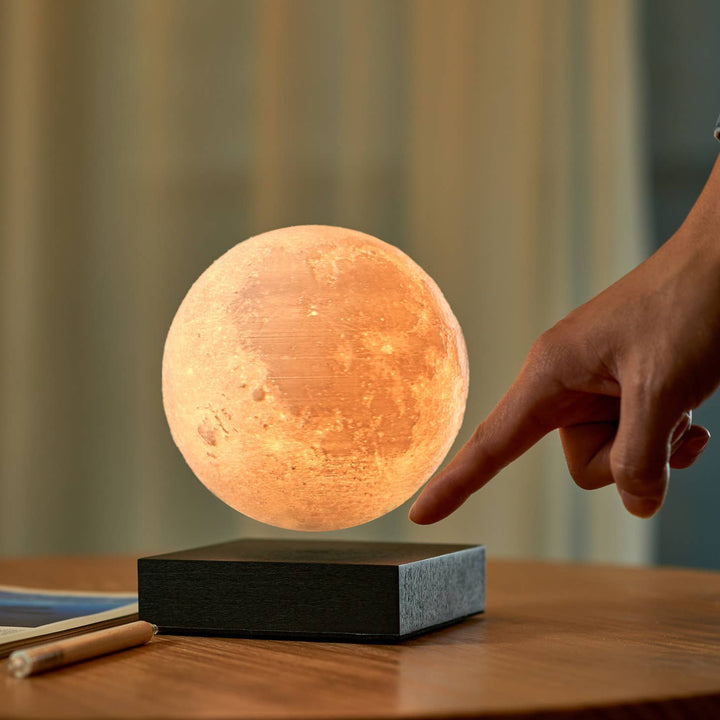 Gingko Smart Moon Lamp, Walnut