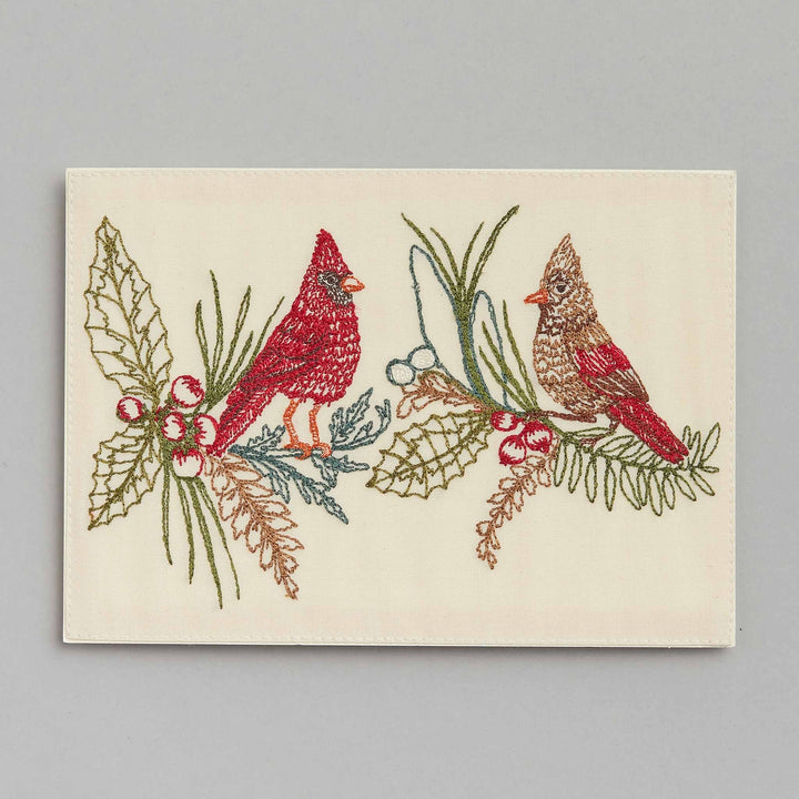 Christmas Cardinals Card