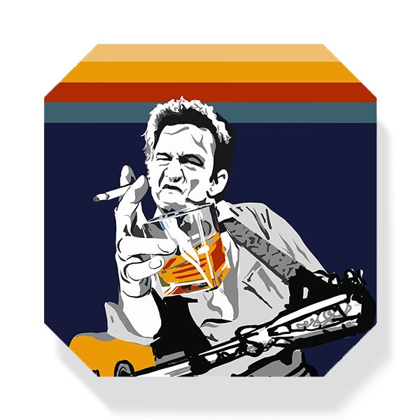 One More Lounge Coaster - Johnny Cash