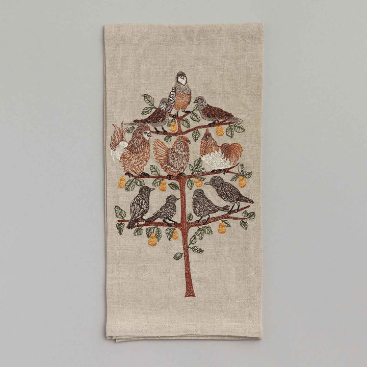 Partridge in a Pear Tree Tea Towel