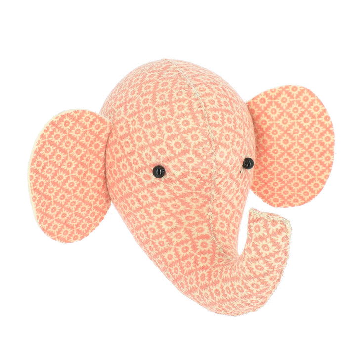 Mini Pink Elephant Head - Kids Room Décor