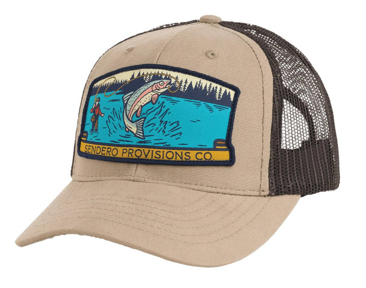 Fly Fisher Hat - Khaki/Brown