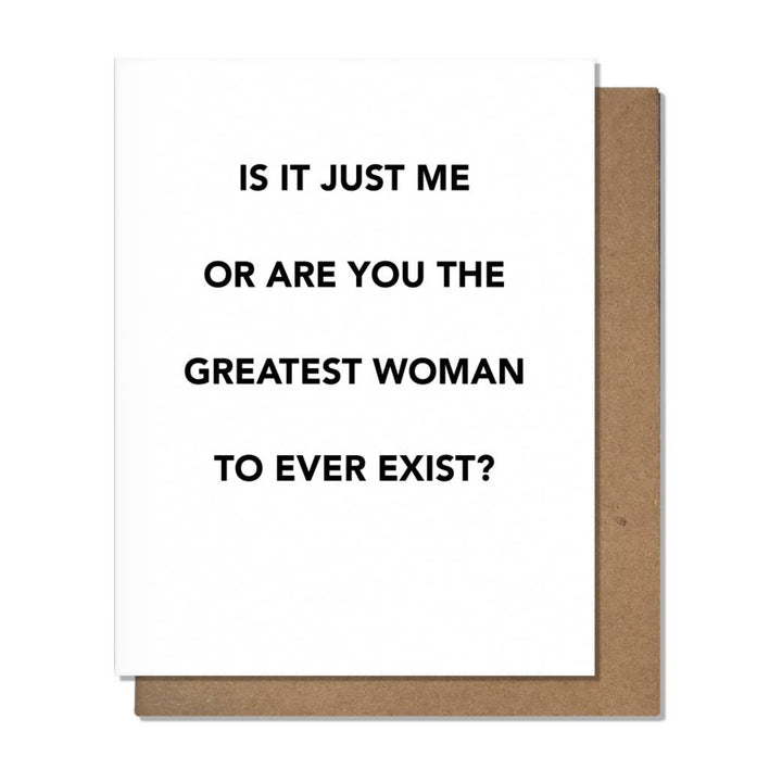Greatest Woman - Mother's Day Card