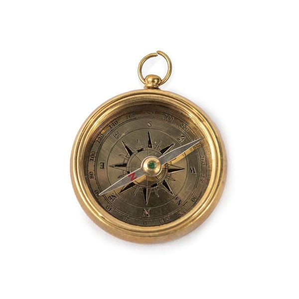 If You Ever Get Lost Compass w/leather pouch