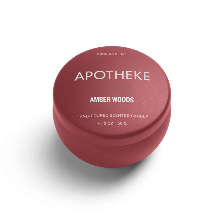 Amber Woods Mini Tin Candle, 2oz