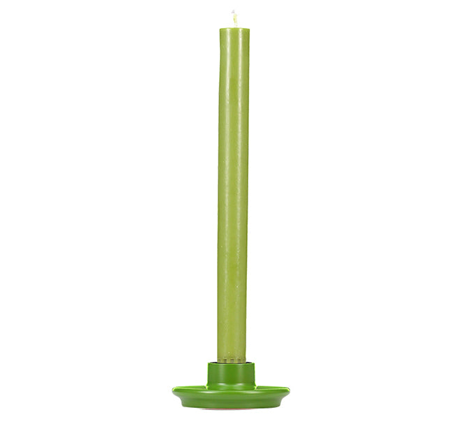 BCS, candleholder wooden small, olive