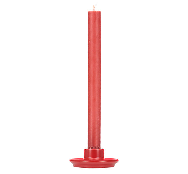 BCS, candleholder wooden small oriental red