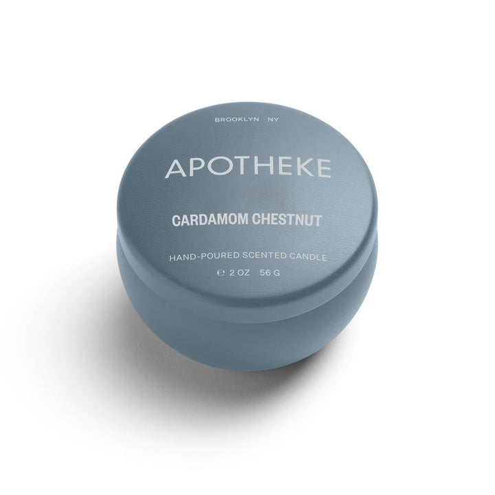 Cardamom Chesnut Mini Tin Candle, 2oz