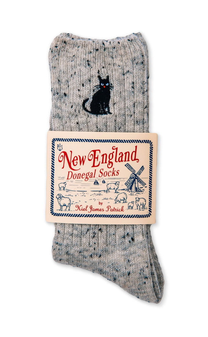 The Black Cat Donegal Socks