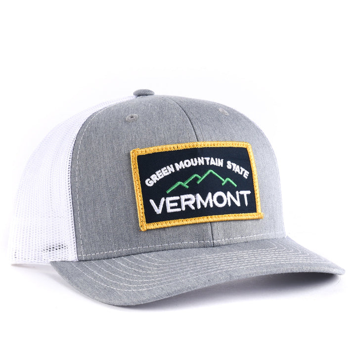 Vermont Green Mts Hat, grey/white