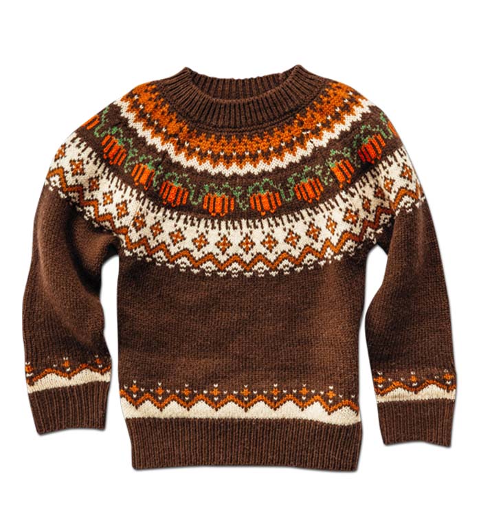 The Cozy Pumpkin Sweater - Kids, Kiel James Patrick