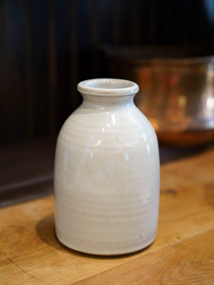 Medium Milk Bottle, all white