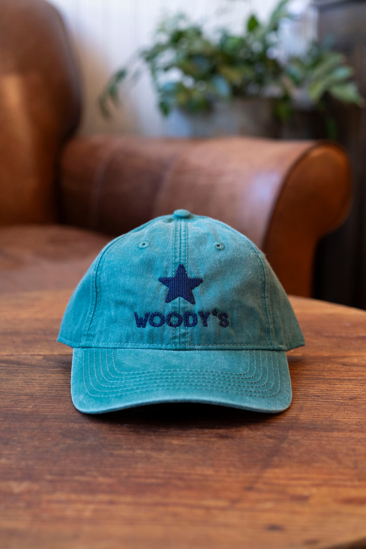 Harding Lane Woody's Star, Moss Green w/ Navy Stitch