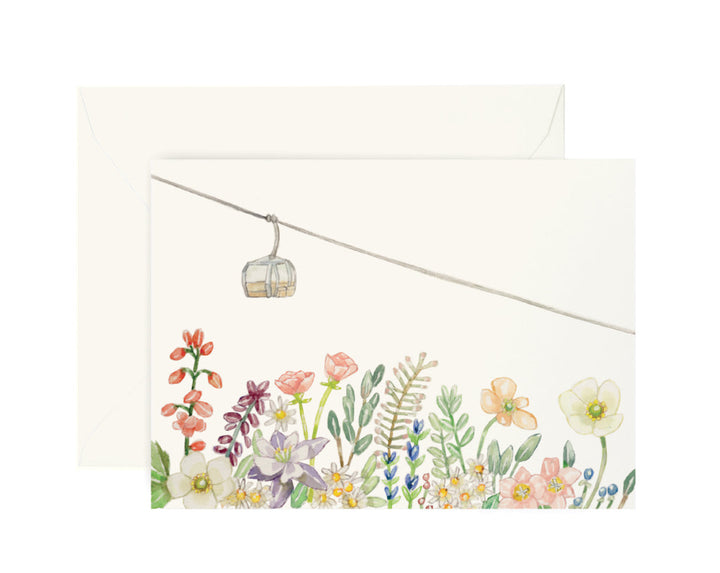 Wildflower Gondola Greeting Card