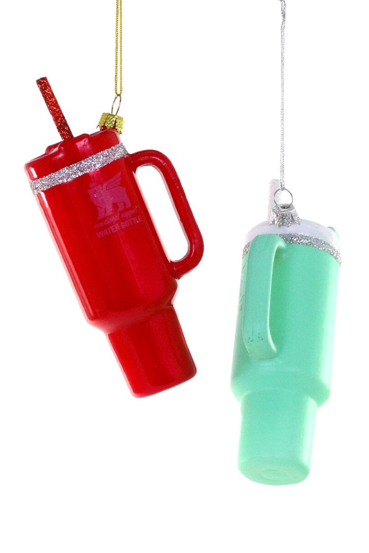 Beverage Tumbler - Green Ornament
