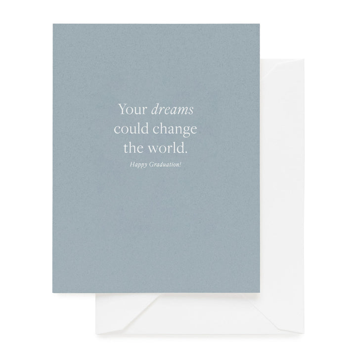 Change the World Graduation Card