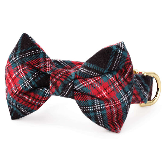 Georgia Plaid Dog Bow Tie, standard 2023