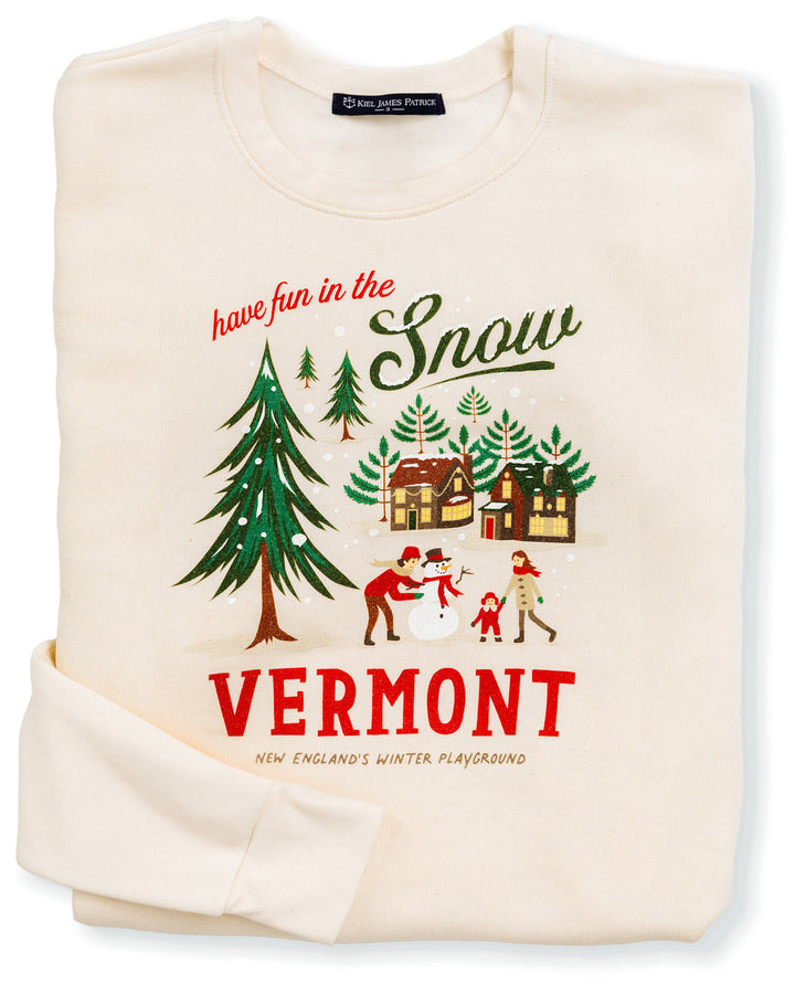 Have Fun in the Snow Sweatshirt - Vermont