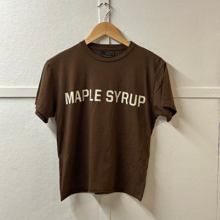 MAPLE SYRUP T-Shirt Cropped, brown